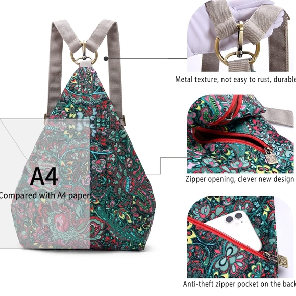 Vibrant Floral Patterned Fabric - Picture 3 of 11